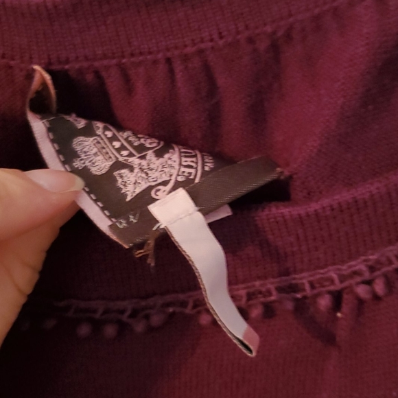 EUC Purple Juicy Couture Top - Picture 4 of 7